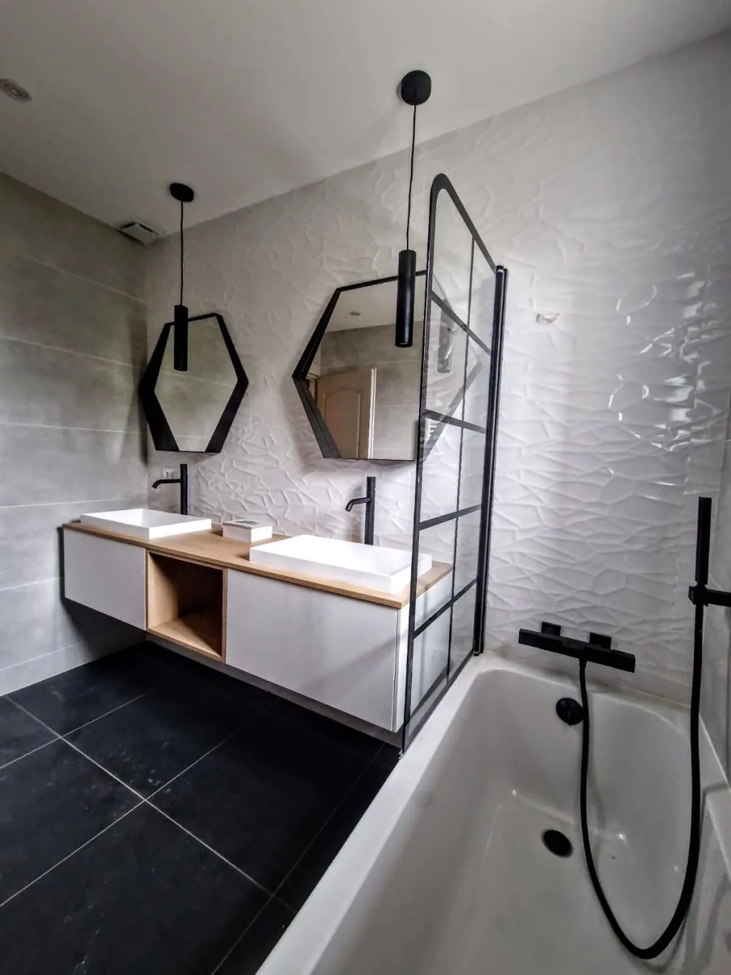 Création d'une salle de bain sur mesure à St Bonnet de Mure