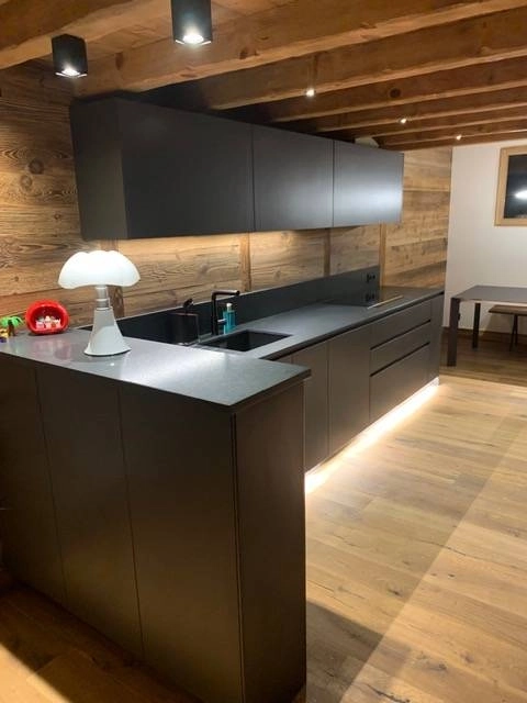 Création d'une cuisine dans un chalet Courchevel