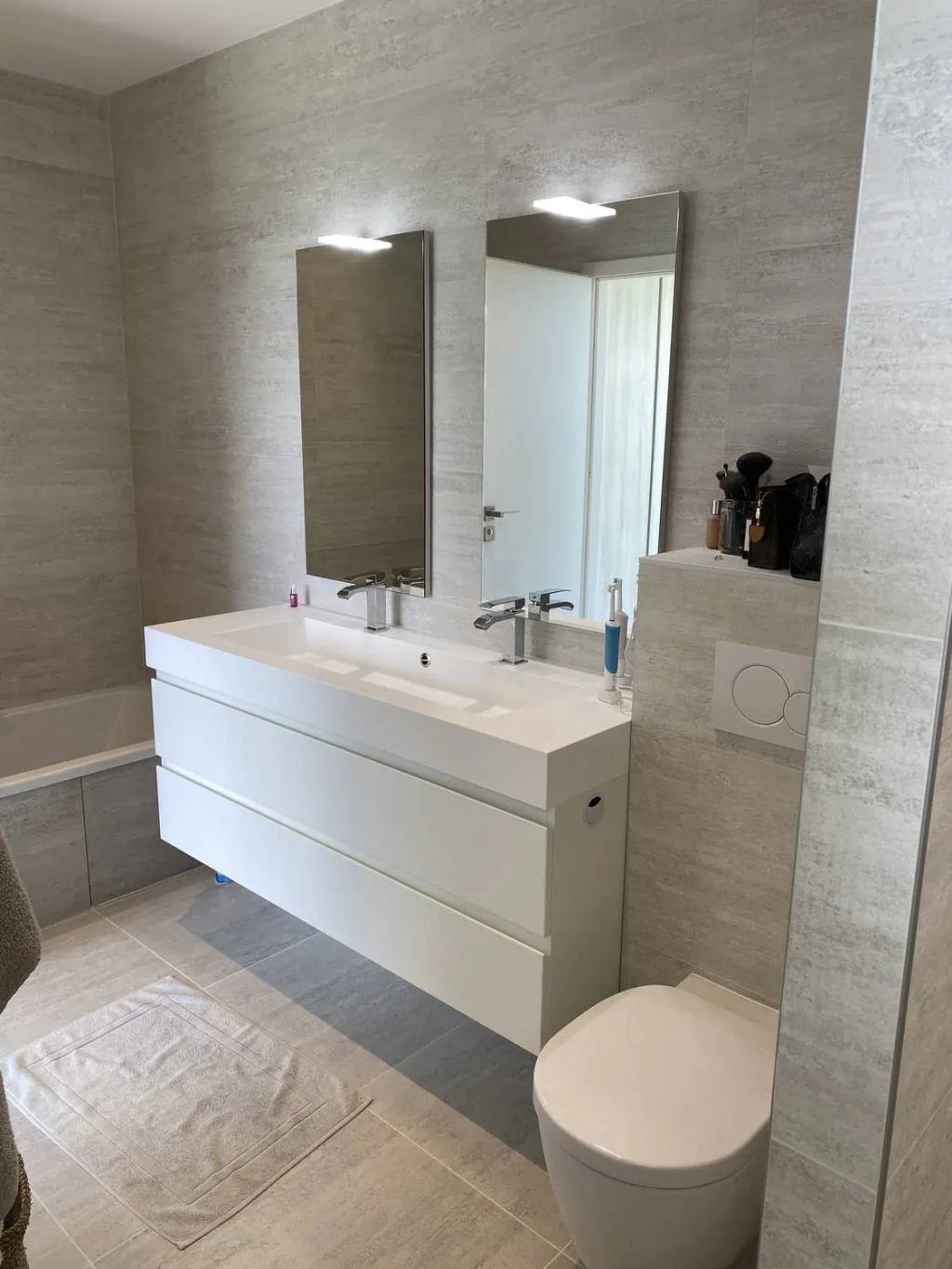 Réalisation d'une salle de bain dans une chambre parentale à Lyon